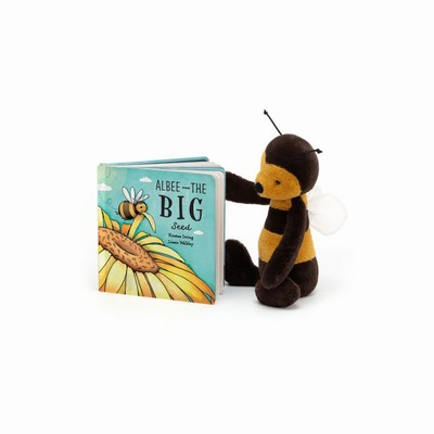 Jellycat Albee And The Big Seed and Bashful Abeja Medium | RZOY-74862